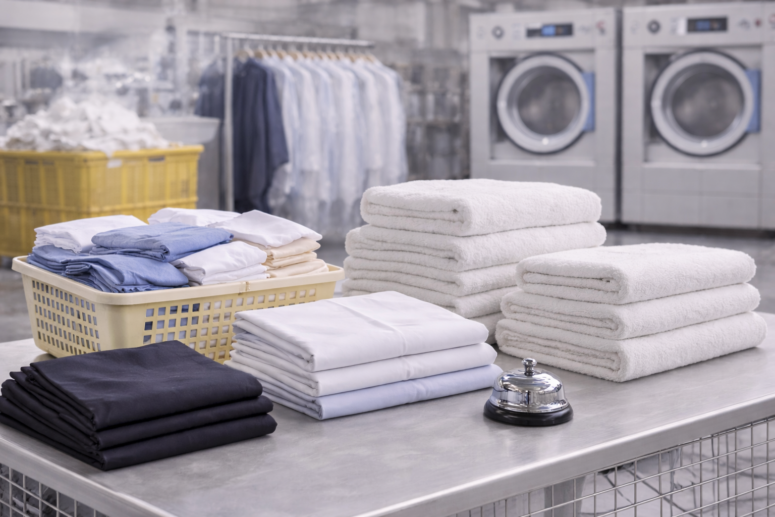 Solution de blanchisserie adaptée aux professionnels